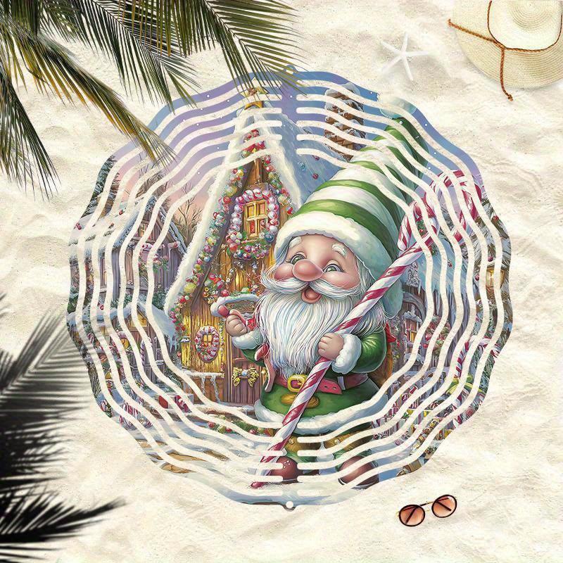 10 Inch Hanging Wind Spinner with 360 Degree Hook for Balcony Garden Decor Spring Summer Outdoor Decoration