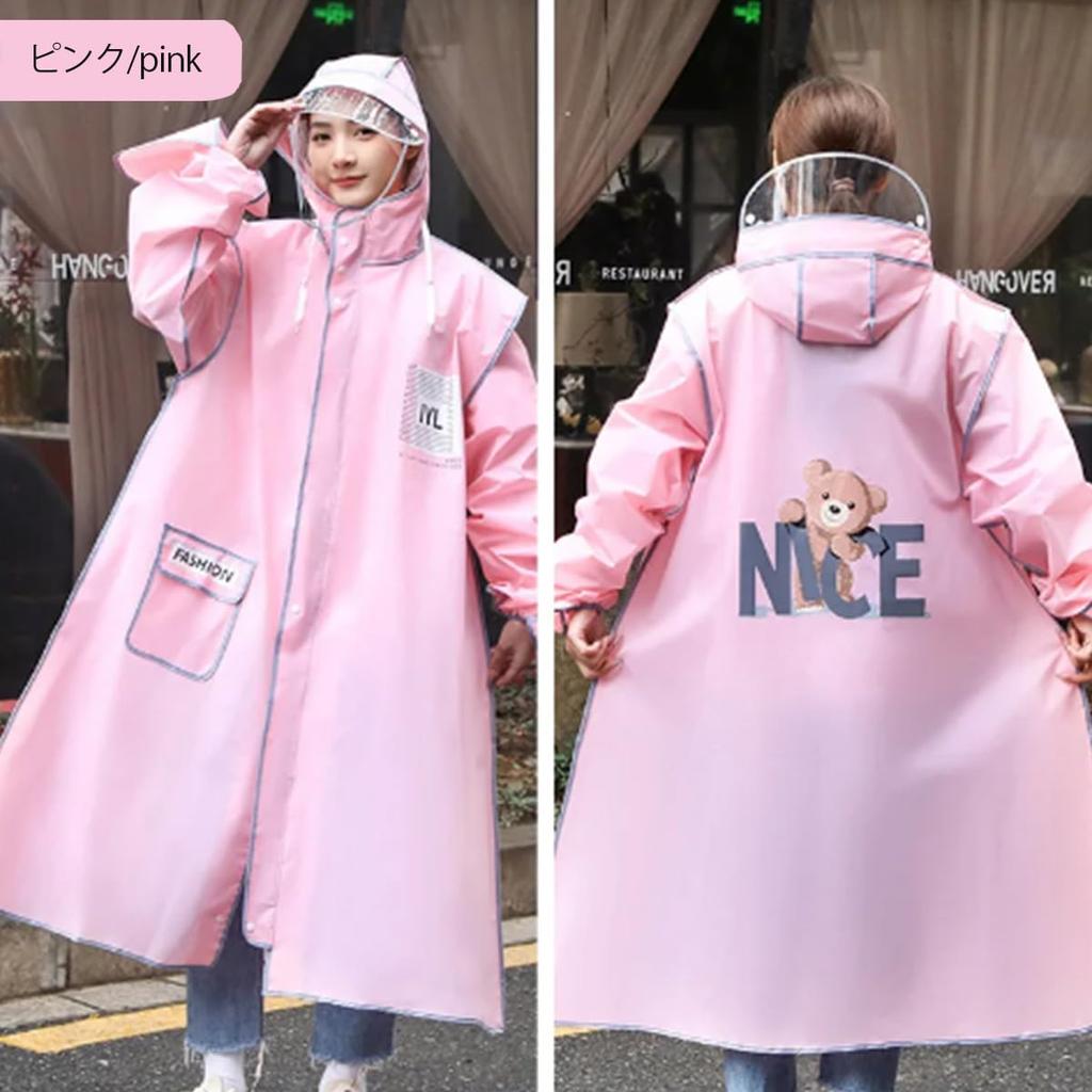 DIVA Rose and EVA Rain Cycling for Commuting and School Size Women's Men's Raincoat, Gear, Backpack, Poncho, Lightweight, Windproof, Waterproof,