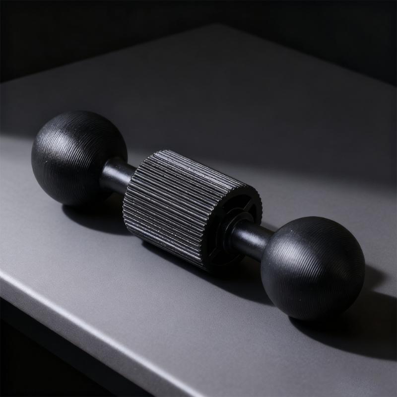 Motorcycle Double Ball Extension Rod Mount 17mm Ball Head 1/4” Thread Aluminum Bracket For Phone Action Camera Accessories