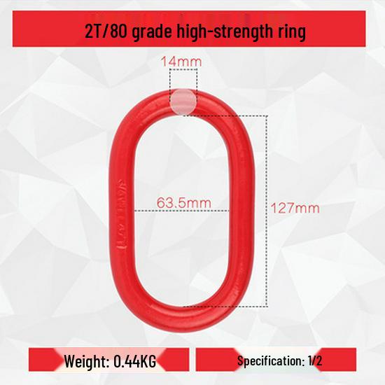 Heavy Duty Butterfly Buckle Double Ring Chain Connector Sling