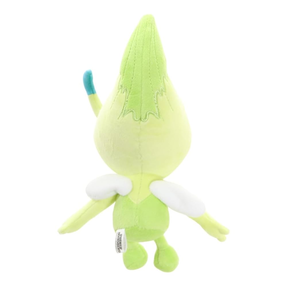 Sanei Boeki Pocket Monster All Star Collection Celebi Plush Toy 9.5x13x22cm Pokmon