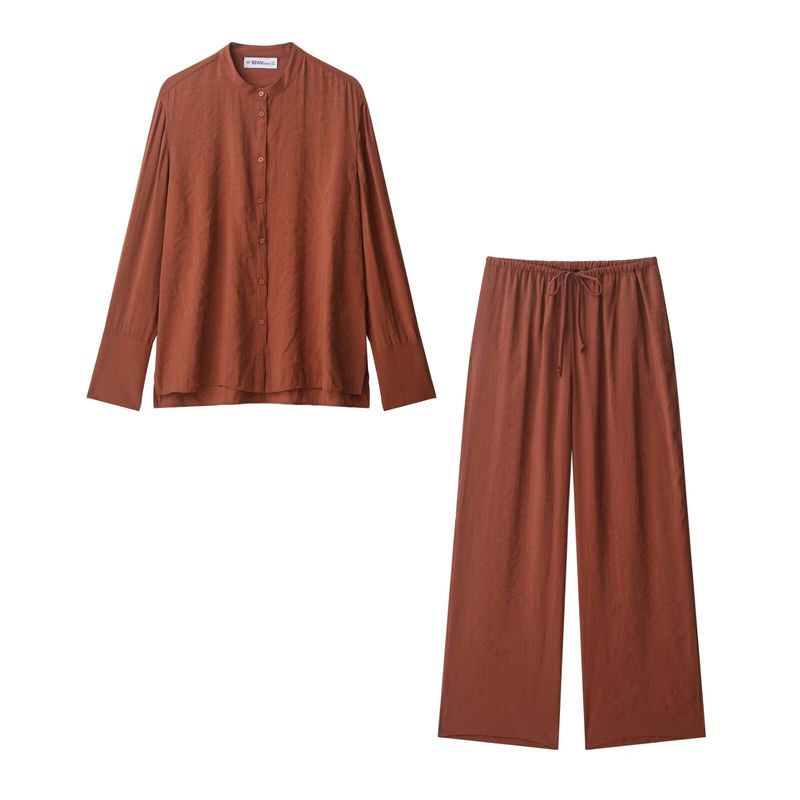 Araltay New Arrival Fashion Style Women's Clothing Fashion Drape Shirt Loose Pants 4437251 4437244