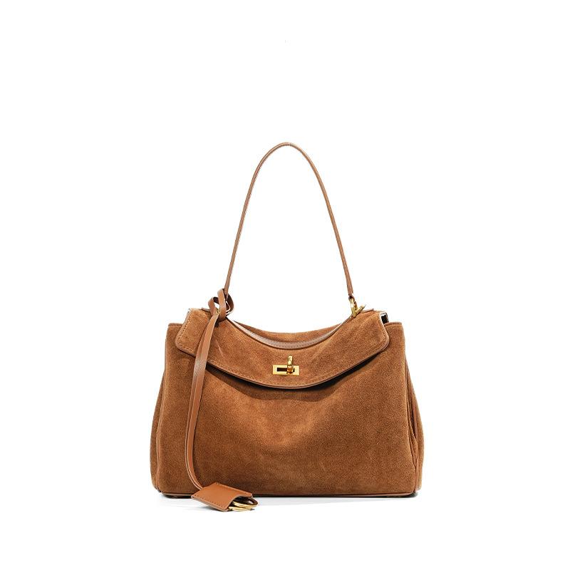 Hot-selling Leather Women's Bags, Crossbody Shoulder Bags, Underarm Portable High-end Large-capacity Women's Tote Bags