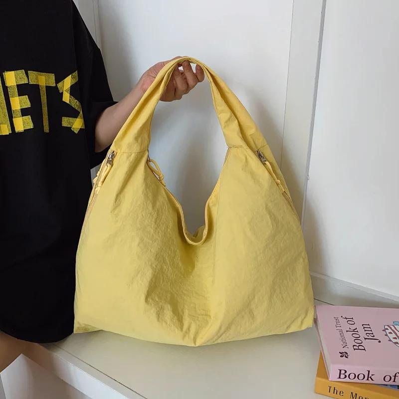 Large Capacity Trendy Style Armpit Bag, New Fashiable Nyl Shoulder Bags, Versatile Retro Handbag for Women