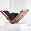 Portable Jewelry Organizers Jewelry Storage Box Wood Texture Jewelry Case Earring Organizer Suitable for Earring Jewelry