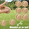 Wooden Yo-Yo Children'S Animation Kindergarten Educational Tactile Integration Toss Outdoor Plaything Present Child Party Early Education