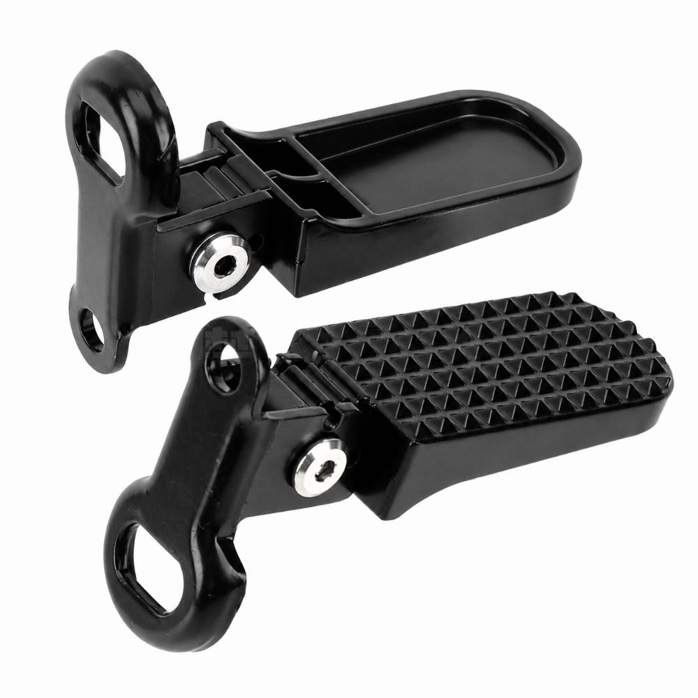 1 Pair Foldable Bike Foot Pegs Non-Slip Rear Bike Pedals Durable Bicycle Footrests  Daily Riding Use