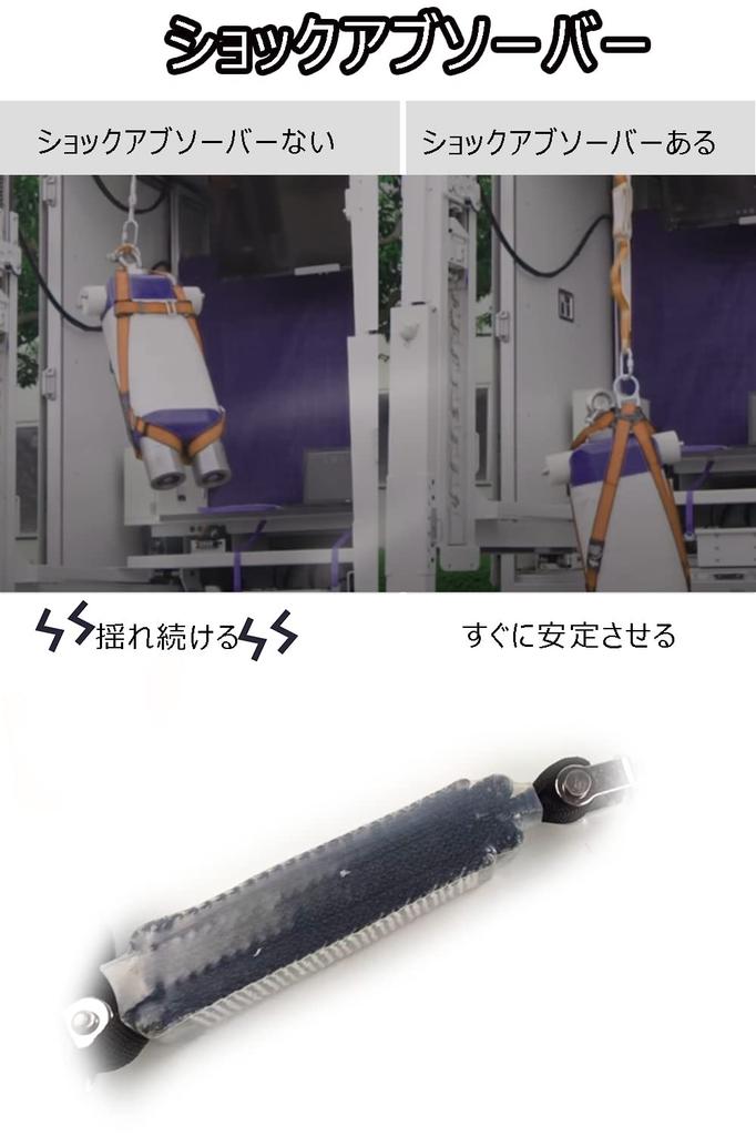 Ulmior New Standard Compliant Retractable Lanyard with Full Harness Harness Double Twin Waist Belt 100kg Weight Capacity Storage Retractor, 2-Piece