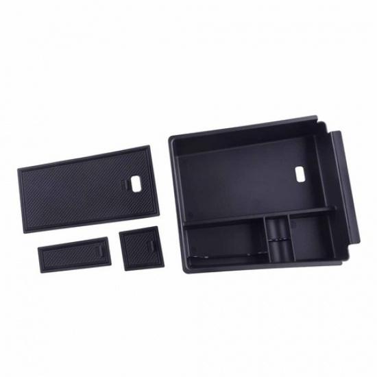 Black Center Armrest Storage Box Holder Fit For Hyundai Tucson NX4  22 New