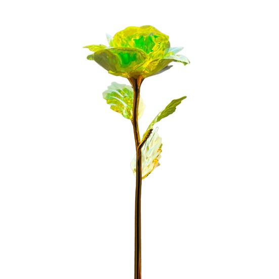 Fóliovaná umělá růže malá pro Valentýna svatbu navždy falešná růže květ růže dárky