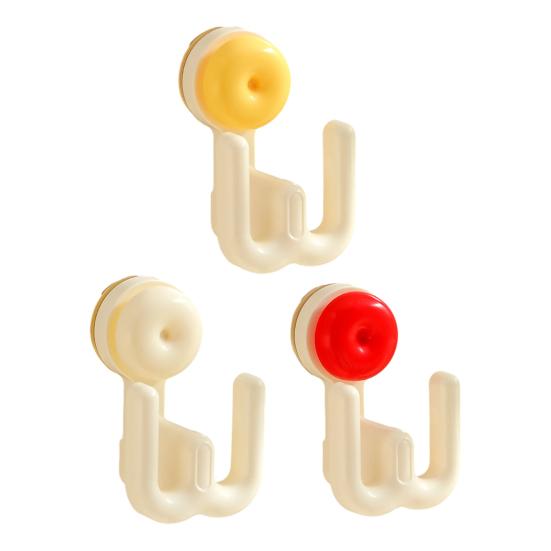 Yousheng Suction Cup Slipper Hook, No Drill Wall Mount Vertical Storage, Moisture Proof Corrosion Resistant Organizer, for Bathroom
