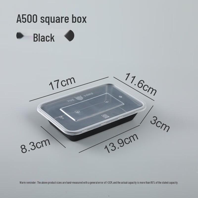 Disposable Rectangular Takeout Lunch Boxes