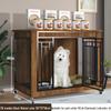 Solid Wood Dog Crate with Toilet Separation - Small to Medium Dog Wooden Cage/Villa
