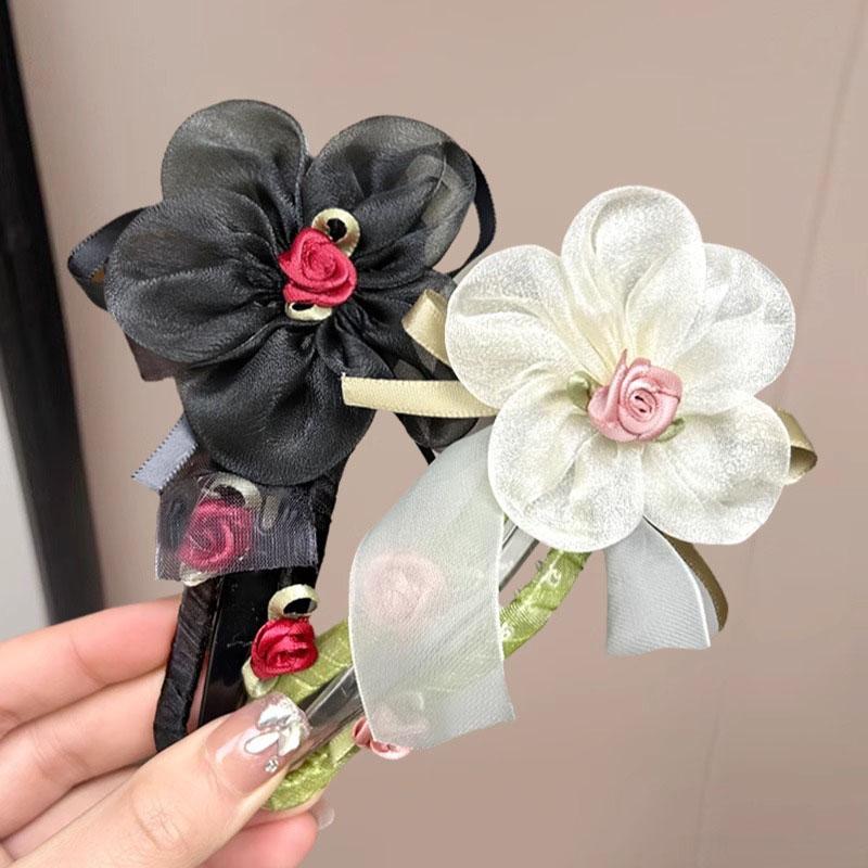 Elegante Chiffon-Blumen-Haarspangen Süße Fashiop Große Haarspangen Haarspangen Haarklammern Für Frauen Haarschmuck Geschenke