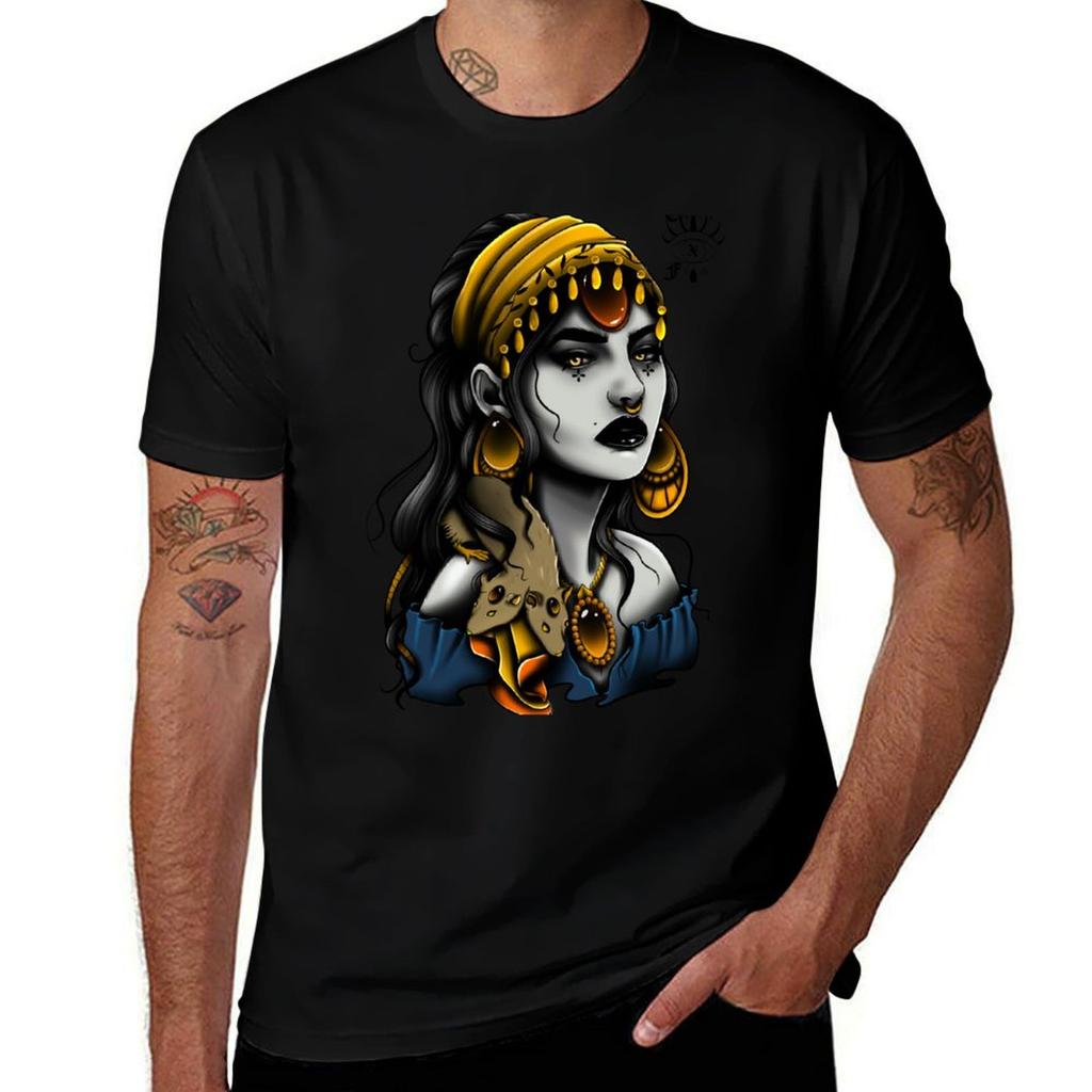 Gipsy Witch Tshirt Anime Tshirt Unisex T Shirts High Quality Luxury Brand Tshirt
