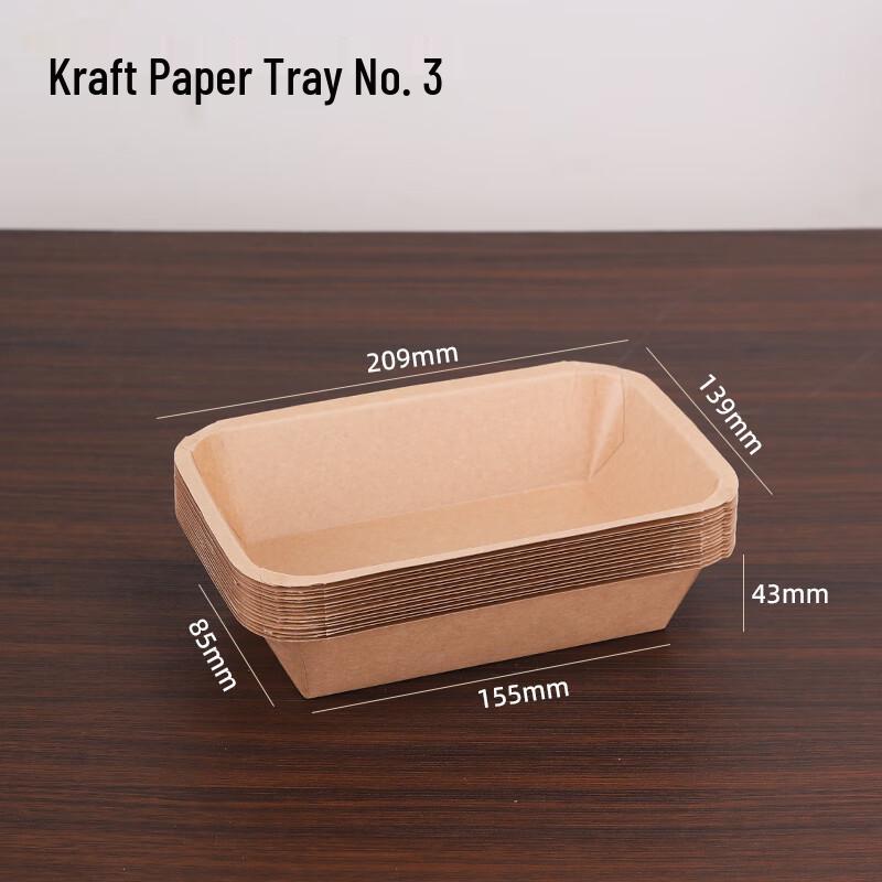 Одноразовые маслостойкие крафт-бумажные поддоны Shixun