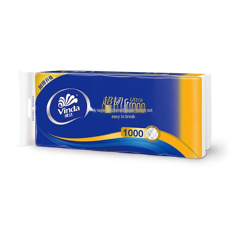 Vinda Super Tough 4-Ply Toilet Paper with Tissues
