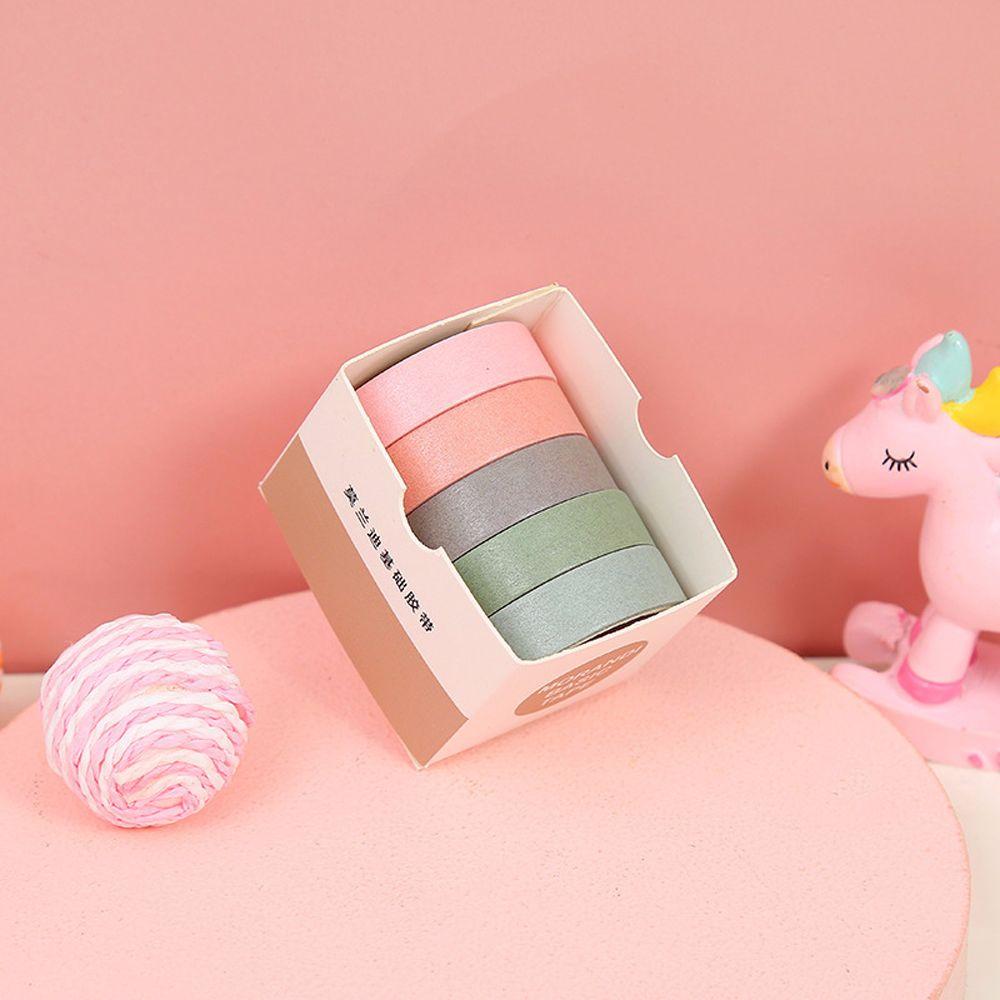 Office Supply Students Stationery Decorative Tape Scrapbooking Adhesive Tape Tape Set Masking Tape