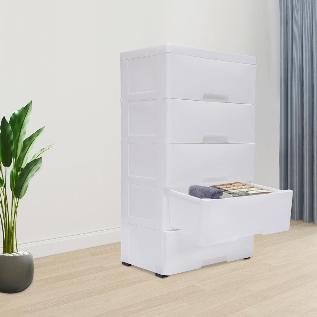 43.5x29x80cm Plastic Drawers Dresser Storage Cabinet Suitable for Bedrooms, Living Rooms, Studies,Beauty Stores