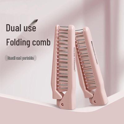 Newcomer Exclusive: Foldable Comb for Braiding – Portable Travel Makeup Accessory