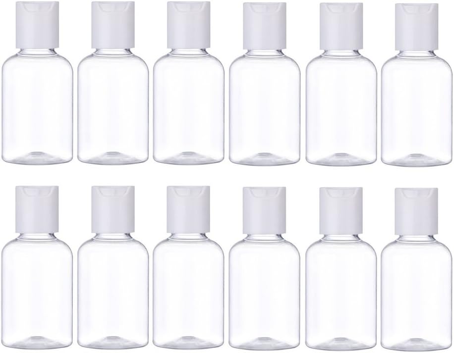 12piece Lightweight And Reusable Travel Bottles Set For Easy Carry And Clear Travel Bottles Lotion