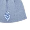 OTHER-worldly Drop Bead Angora Short Beanie [Blue]