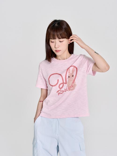 Losiya Mimi Rabbit T-Shirt / Pink