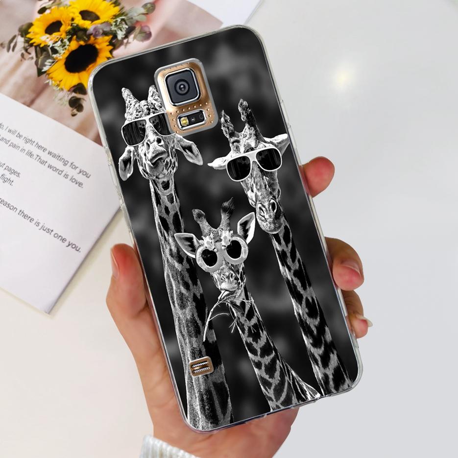 

For Samsung Galaxy S5 Case G900F G900I G900M G900A G900T Cute Painted Cover Soft TPU Phone Case For Samsung S5 S 5 GalaxyS5 Bags Samsung Galaxy S5