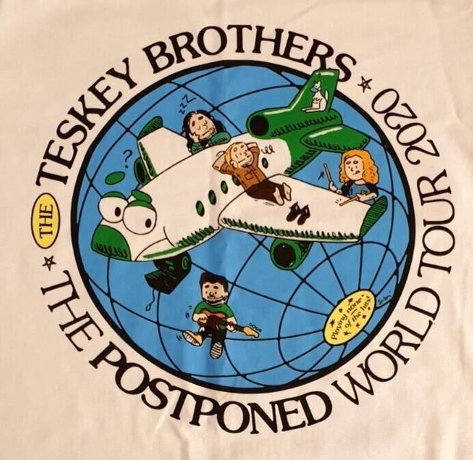 THE TESKEY BROTHERS The Postponed World Tour 2020 1SIDE Shirt White CS210 Unisex T-Shirt XXXXL