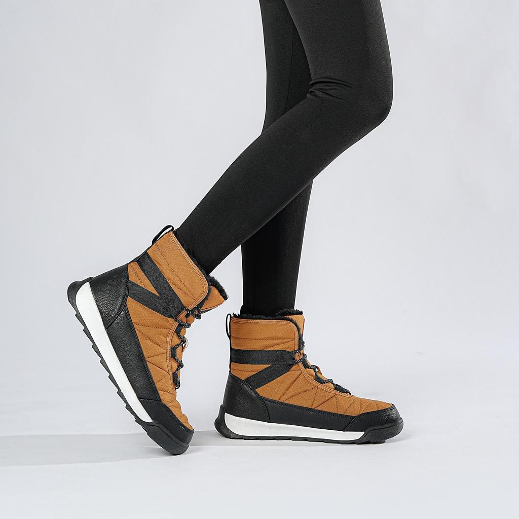 Mishansha Snow Winter Perfect for Outdoor and Snow Women's Boots, Warm, Fleece-Lined, Non-Slip, Boots, Warm, Commuting, Activities, Play.