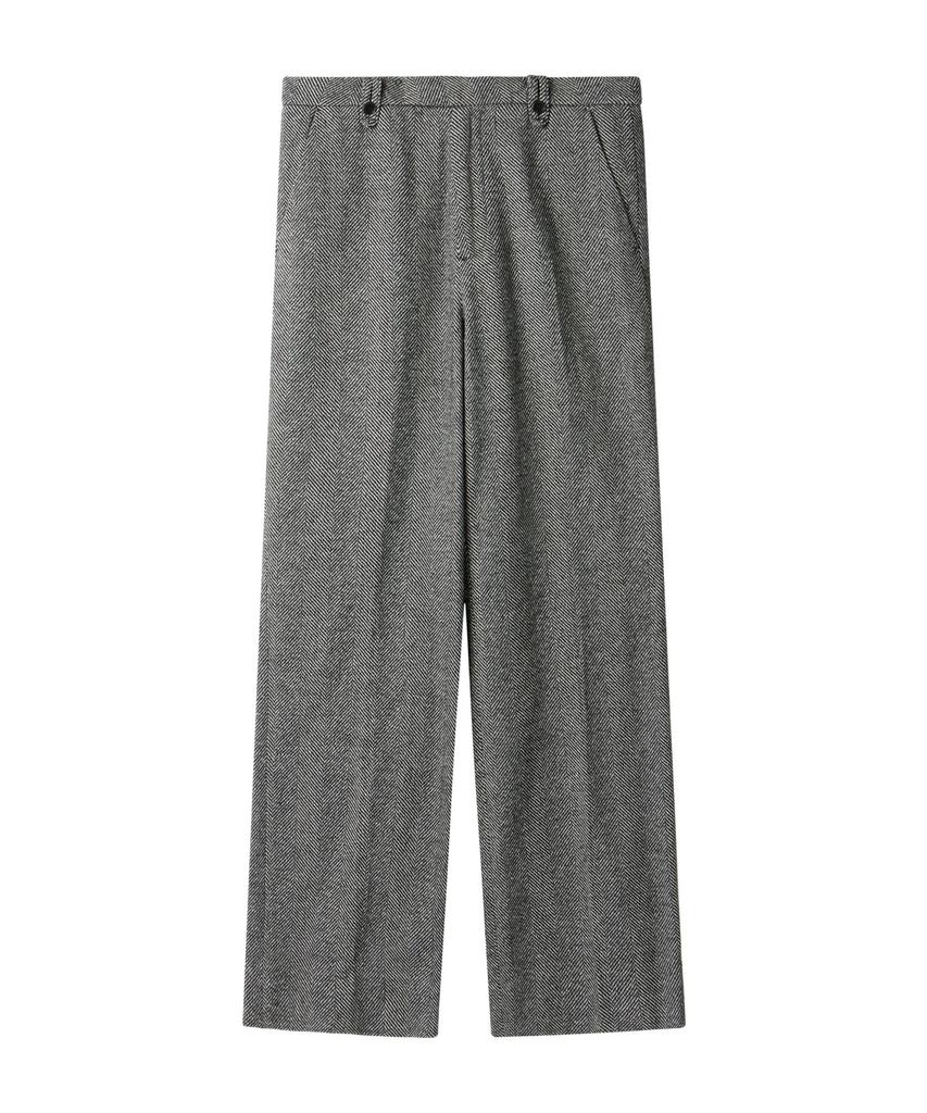 MOONSUN Unisex, Herringbone Slacks / Gray