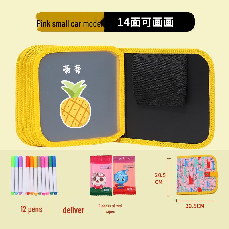 Portable Children's Drawing and Coloring Board - Reusable, Erasable, and Compact Toy for Kids