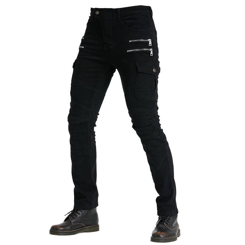 Factory Direct Sales 07 Motorcycle Riding Jeans Men's Straight Loose Motorcycle Anti-fall Off-road Pants Protective Gear