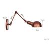 Loft Industrial Adjustable Long Swing Arm Wall Lamp Fixture Vintage Edison Bulb Wandlamp Lamparas De Pared Lights Lampen Sconce