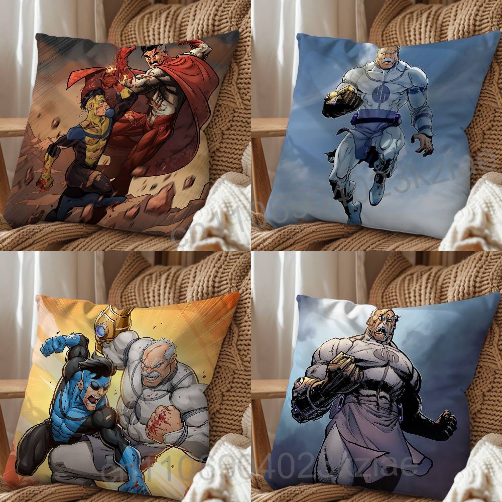 game Conquest MMark Invincible Print Throw Pillow Cover cm Square Cushion Case for Living Room Bedroom Decor