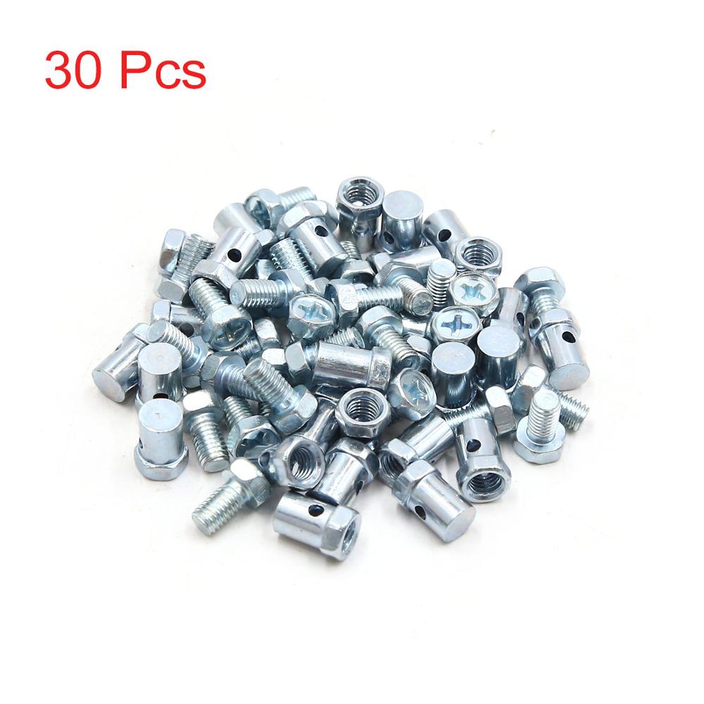 X Autohaux Universal 10/20/30/40/50/70/100pcs 5mm Dia Brake Line Cable Wire Fixed Screws Fastener For Motorcycle Accessories
