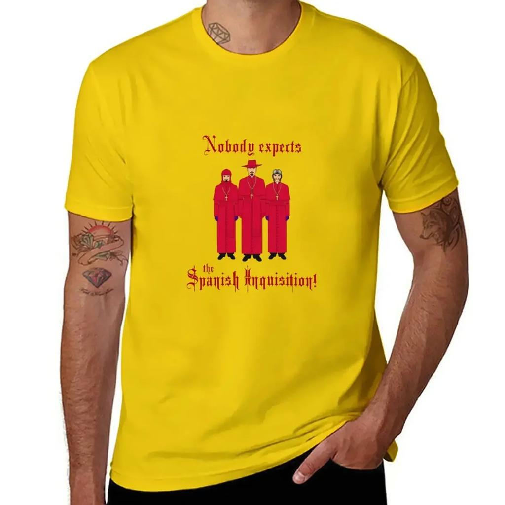 Monty Python/Niemand erwartet die Spanische Inquisition! T-Shirt schwarz ästhetische Kleidung T-Shirt Männer