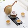 Portable Ceramic Kung Fu Travel Tea Set