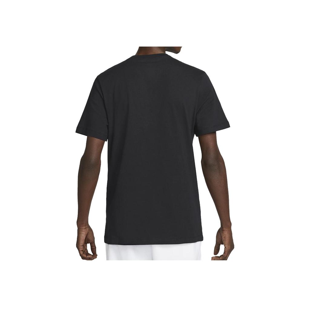 Nike Crew Neck Pullover Printed Short Sleeve T-Shirt Men Tops Black DZ2637-010