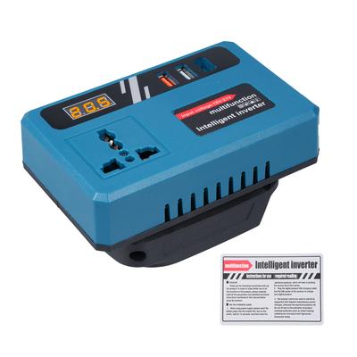 Onduleur de batterie 18V 21V vers AC 180V-220V 150W Modifié ?Onduleur sinusoïdal avec 2 ports USB, 1 Type-C