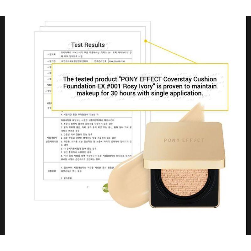 PONY EFFECT - Coverstay Cushion Foundation EX - 4 Colors