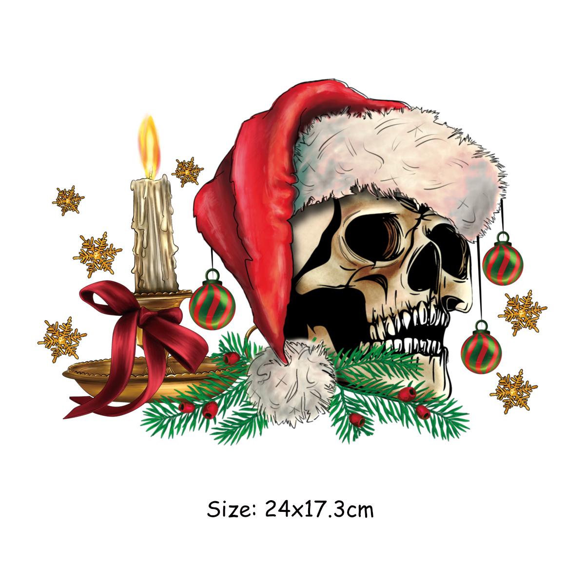 

Рождественские утюговые нашивки с животными, художественные ремесла, глажка, термоклейкая передача, одежда, аппликация, аксессуары «сделай сам», хит продаж