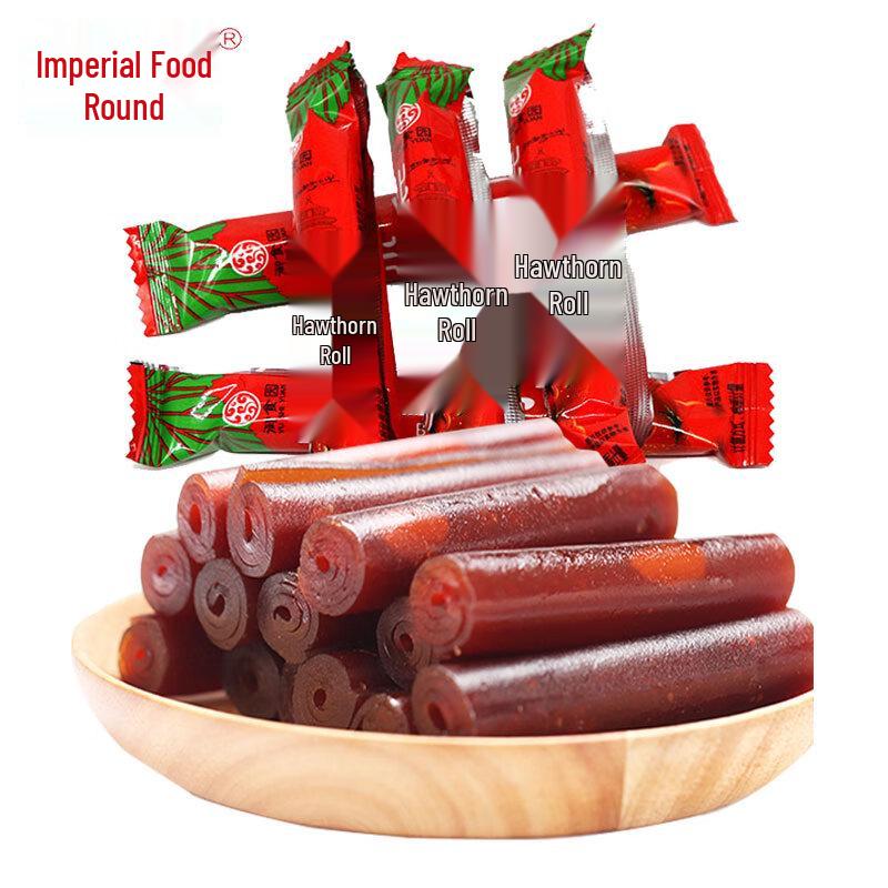 Yushiyuan Sweet & Sour Hawthorn Fruit Leather Rolls