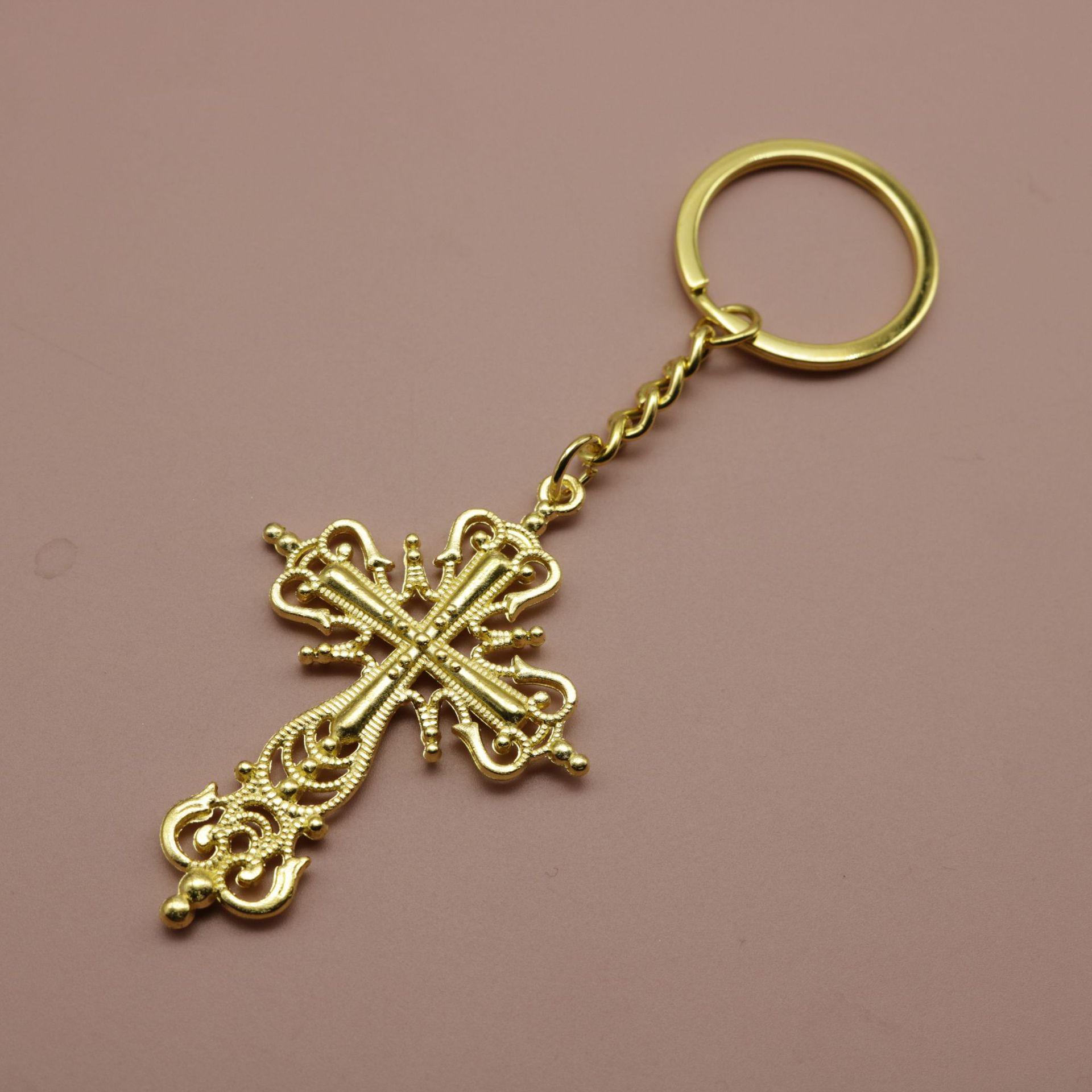 Xiyin Jewelry: Simple Cross Pendant Keychain
