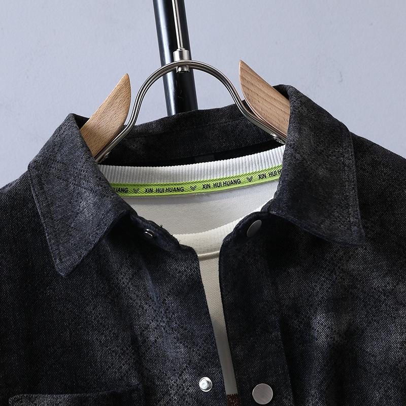 Denim Jacket Men's Autumn New Cool Top Junior High School Students Korean Version Jacket
