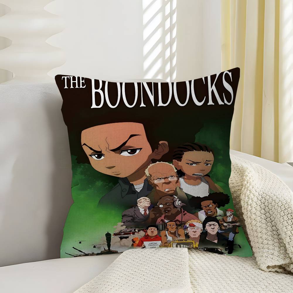 Cartoon The Boondocks Pillow Gift Home Office Decoration Bedroom Sofa Car Cushion Cover case x