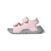 Swim Synthetic Leather Slip Resistant Anti Kick Cushioning Low Top Toddler Shoes Pink Gray FY8065