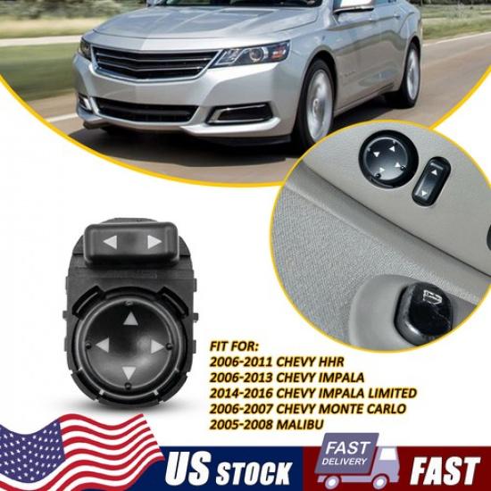 Power Mirror Switch For Chevrolet Malibu HHR Impala Monte Carlo Front Left EOOK