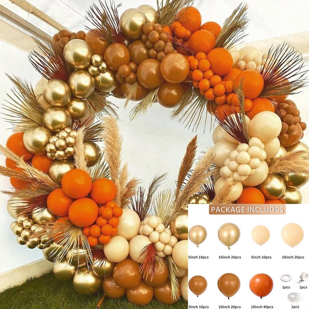 Forest Series Green Balloon Chain Set Children'S Birthday Theme Party Decoration Jungle Arrangement Balloon