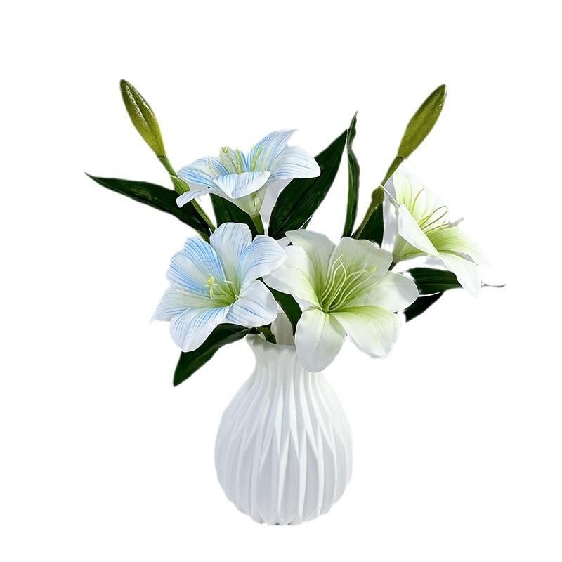 Flower Lily Artificial Wedding Hotel Restaurant Desktop Decoration Ornament Room